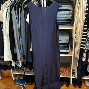 Navy Sleeveless Romper